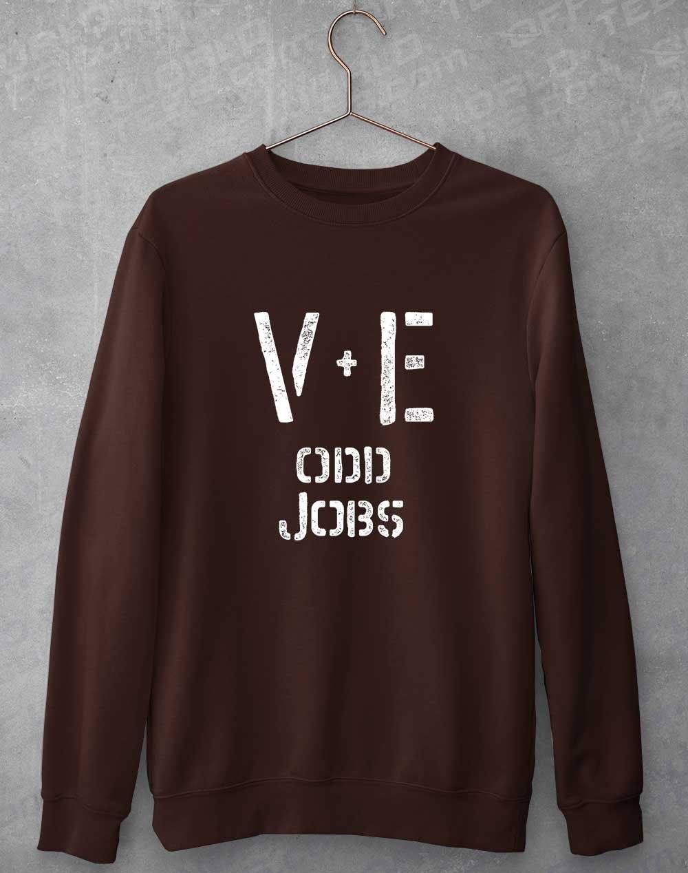 Val and Earl's Odd Jobs Sweatshirt XS / Hot Chocolate  - Off World Tees