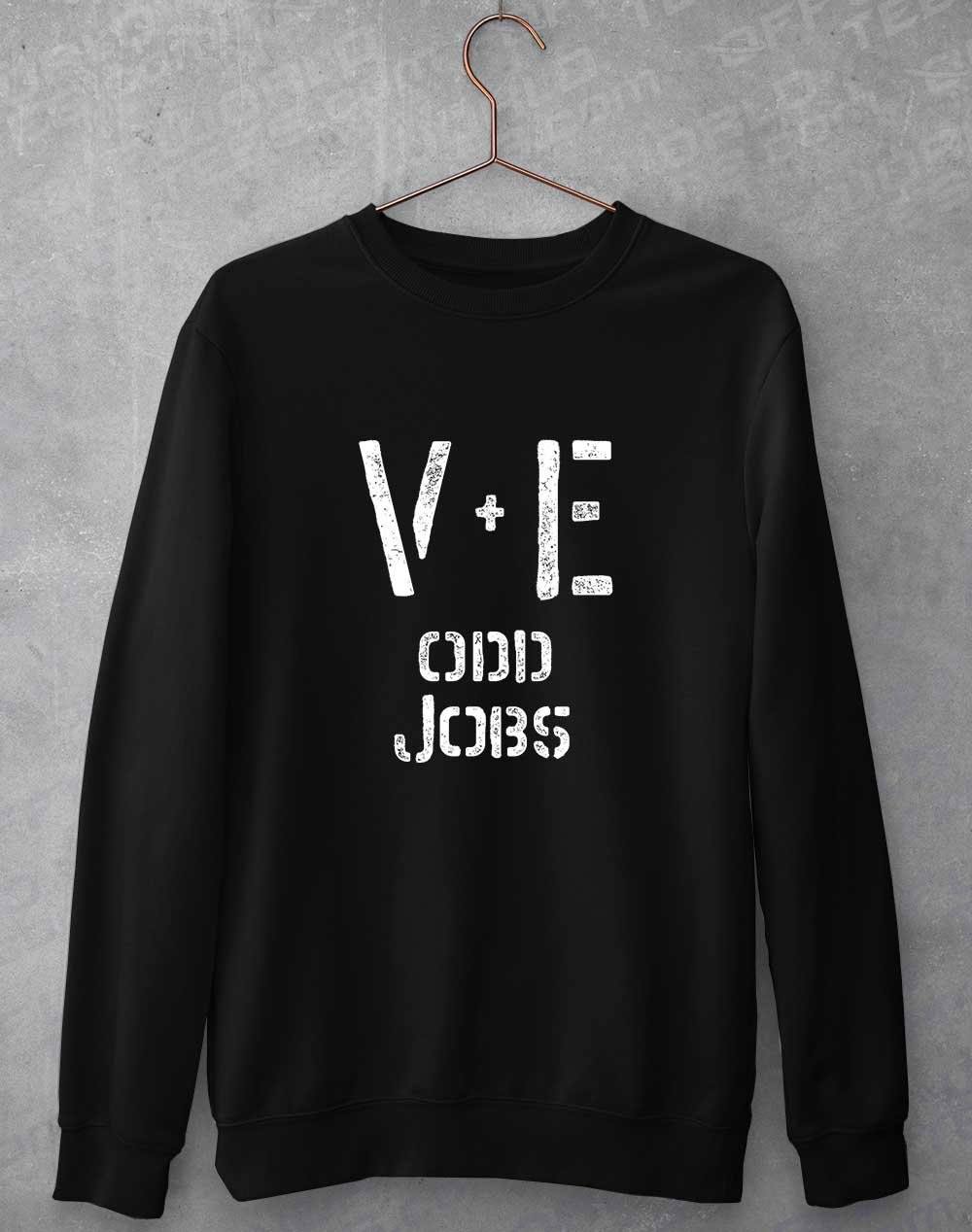 Val and Earl's Odd Jobs Sweatshirt XS / Jet Black  - Off World Tees