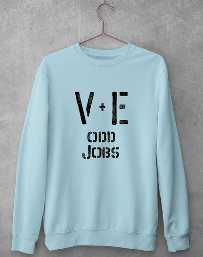 Val and Earl's Odd Jobs Sweatshirt XS / Sky Blue  - Off World Tees