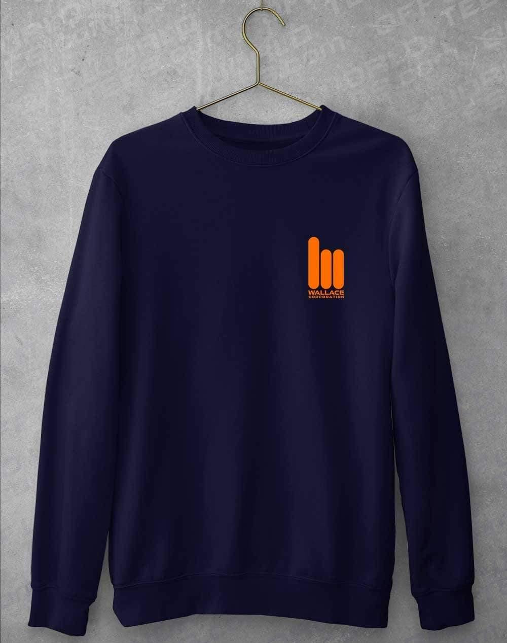 Wallace Corporation Pocket Logo Sweatshirt S / Oxford Navy  - Off World Tees
