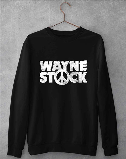Waynestock Sweatshirt S / Jet Black  - Off World Tees