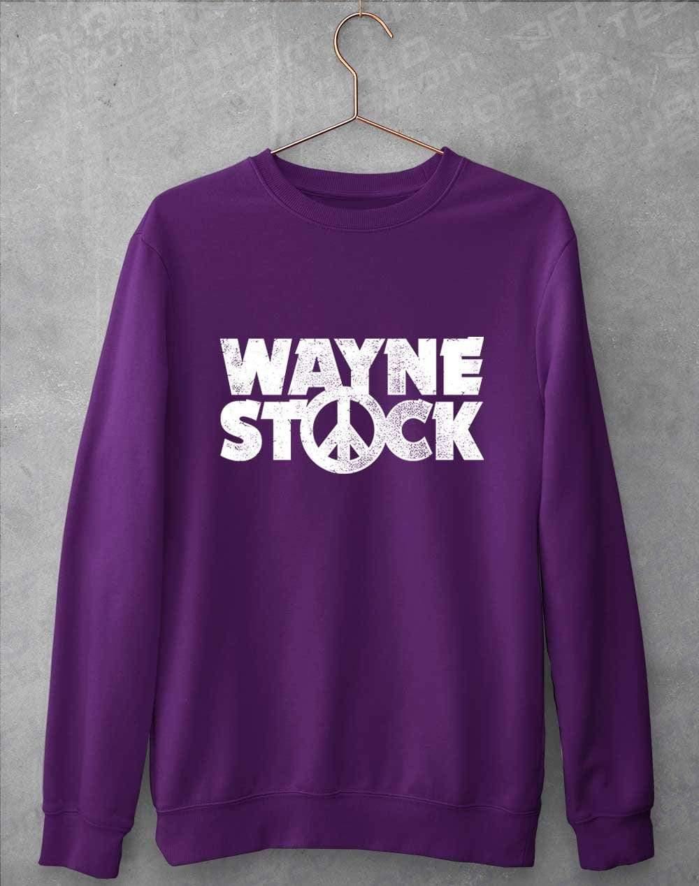 Waynestock Sweatshirt S / Purple  - Off World Tees