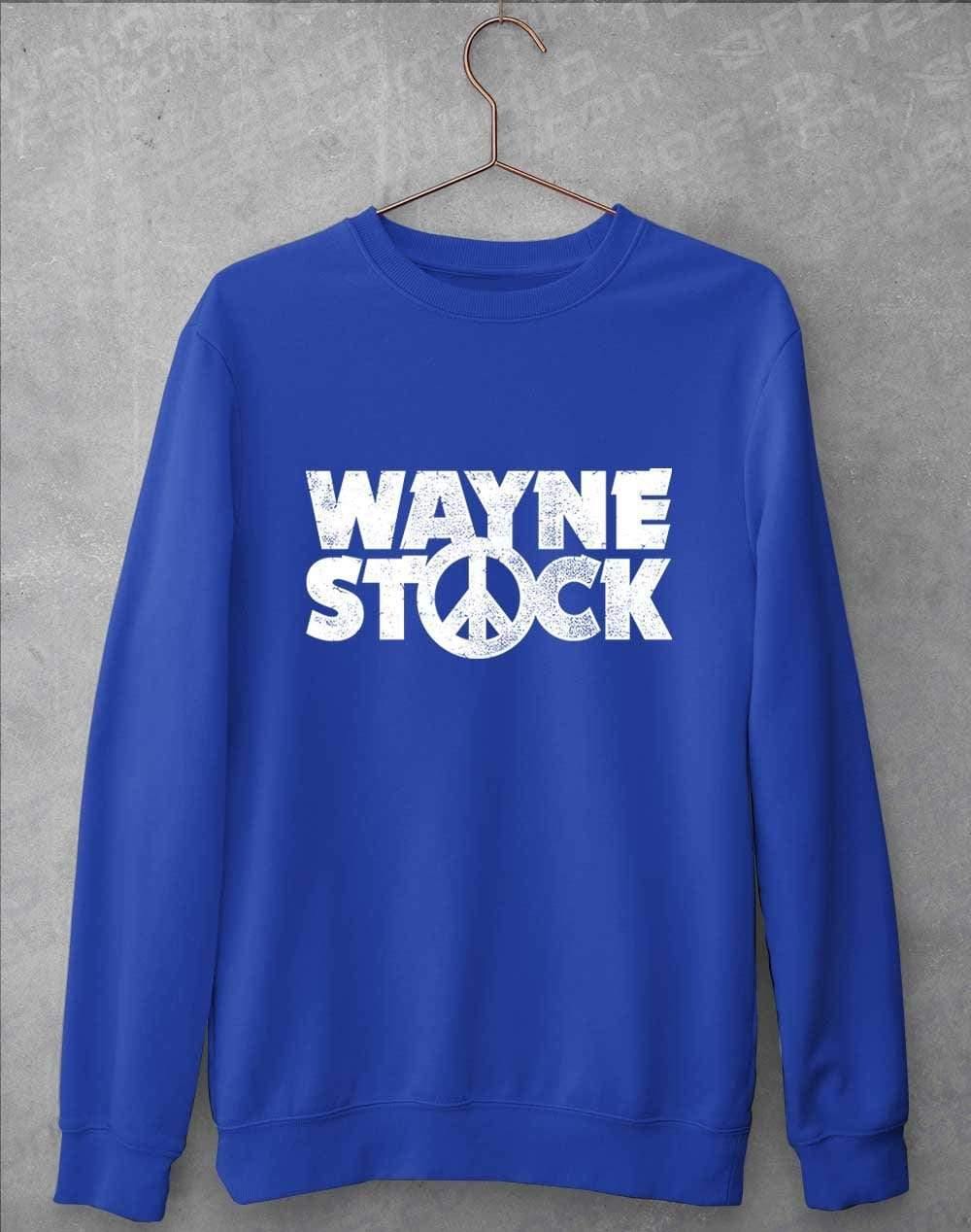 Waynestock Sweatshirt S / Royal Blue  - Off World Tees