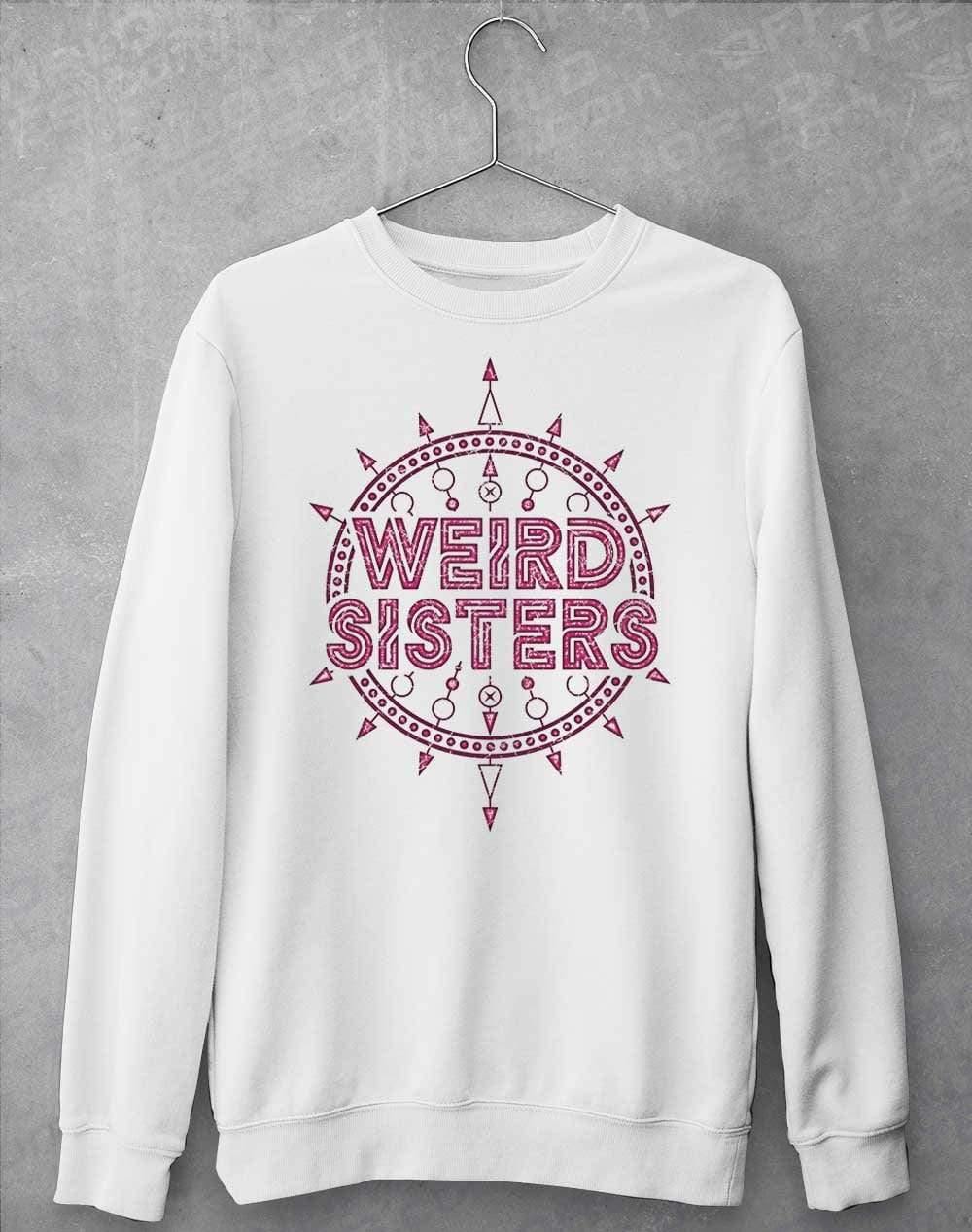 Weird Sisters Band Logo Sweatshirt S / Arctic White  - Off World Tees