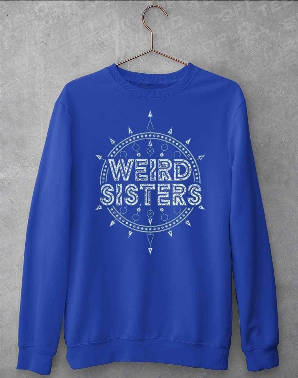 Weird Sisters Band Logo Sweatshirt S / Royal Blue  - Off World Tees