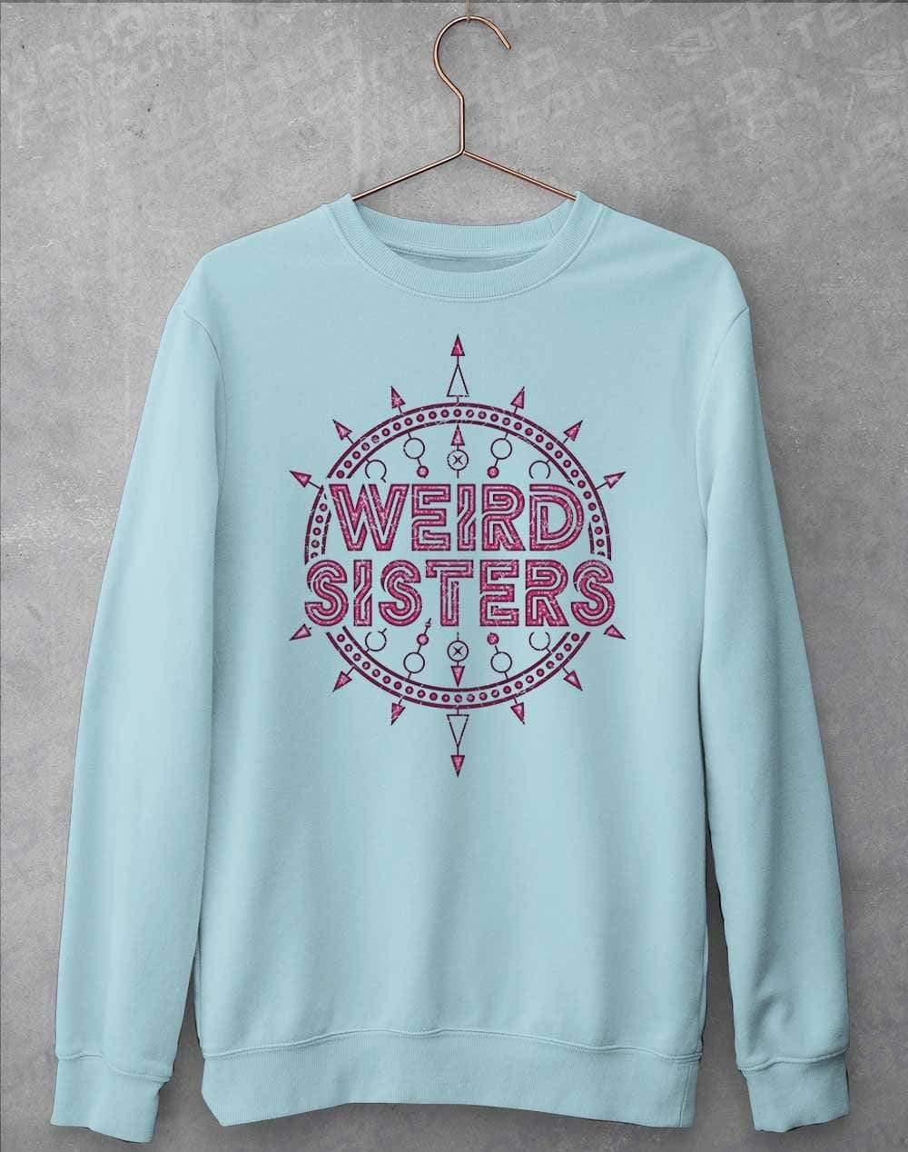 Weird Sisters Band Logo Sweatshirt S / Sky Blue  - Off World Tees