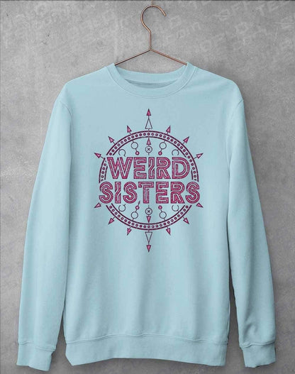 Weird Sisters Band Logo Sweatshirt S / Sky Blue  - Off World Tees