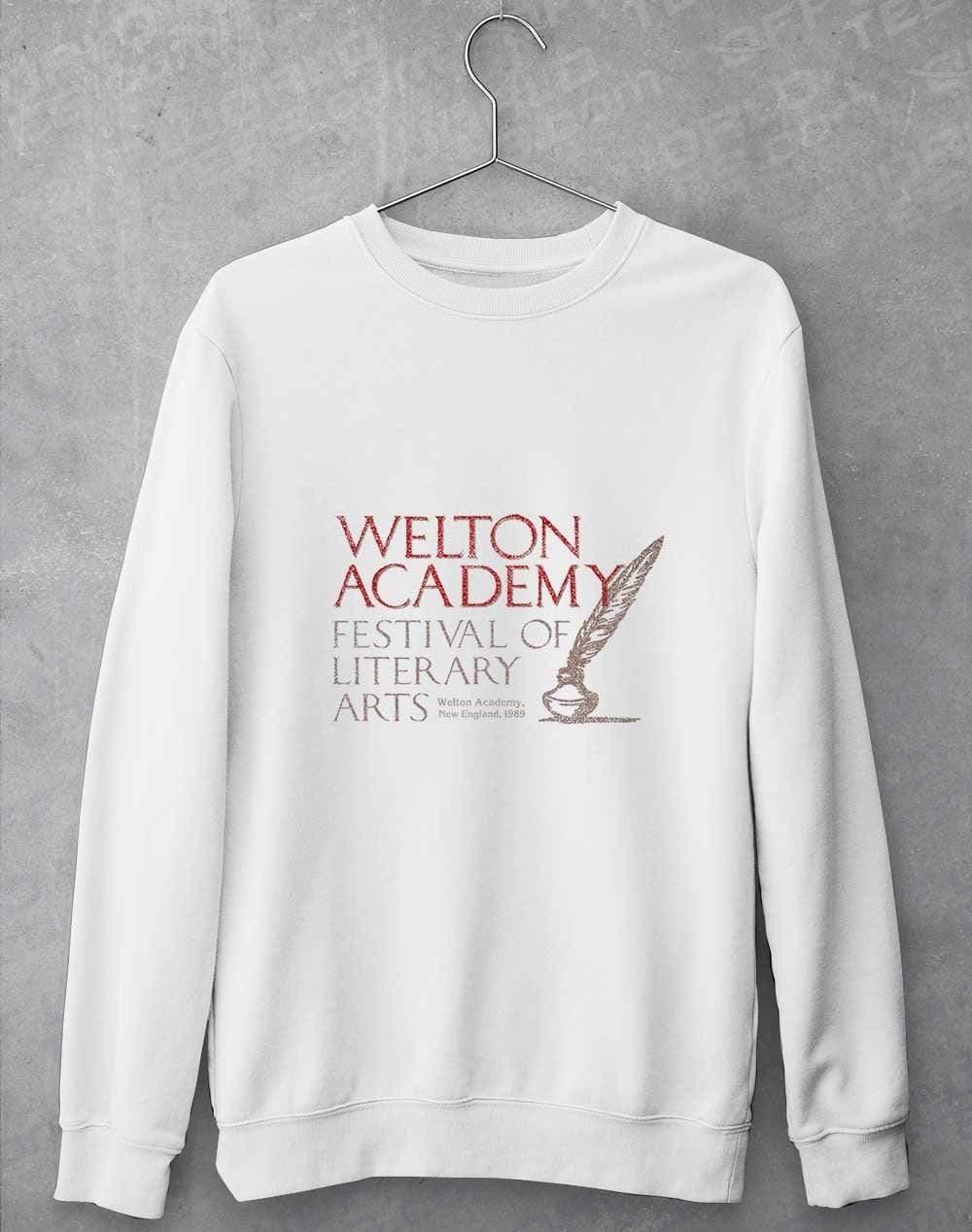 Welton Academy Sweatshirt S / Arctic White  - Off World Tees