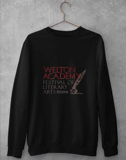 Welton Academy Sweatshirt S / Jet Black  - Off World Tees
