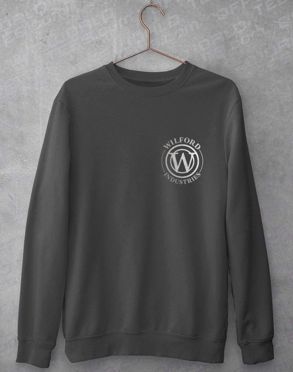 Wilford Industries Pocket Print Sweatshirt S / Charcoal  - Off World Tees