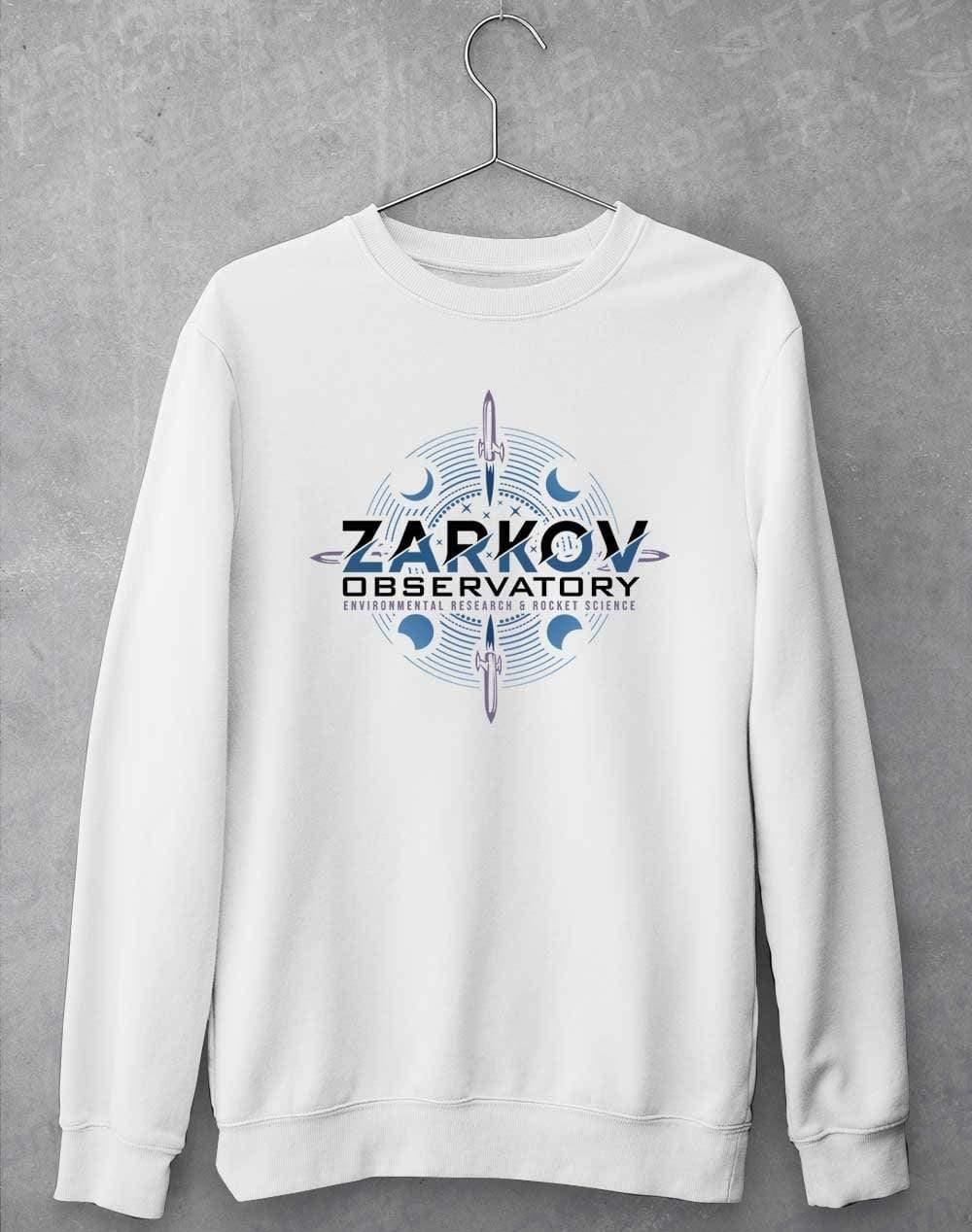Zarkov Observatory Sweatshirt S / Arctic White  - Off World Tees