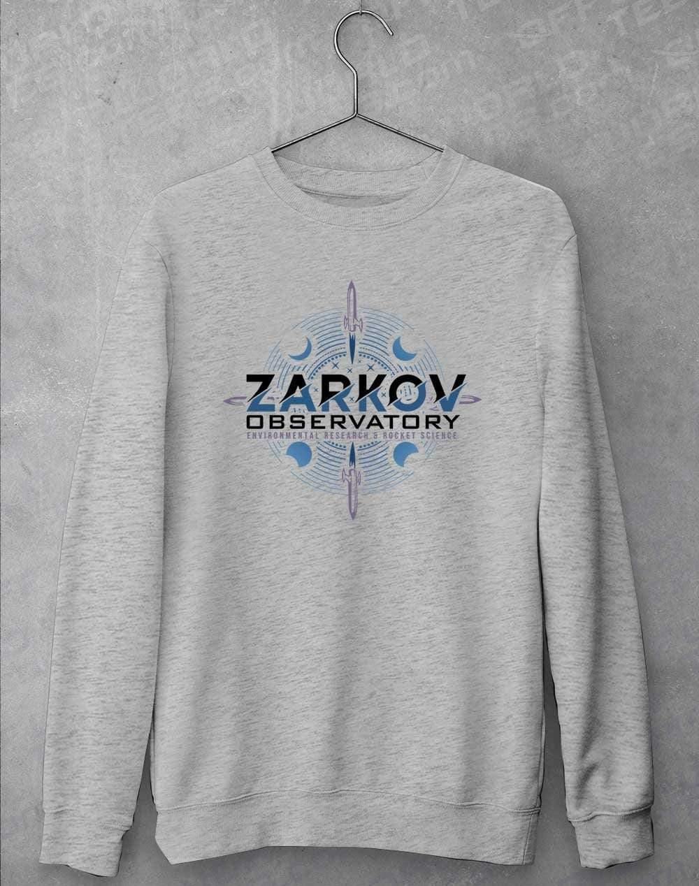 Zarkov Observatory Sweatshirt S / Heather Grey  - Off World Tees