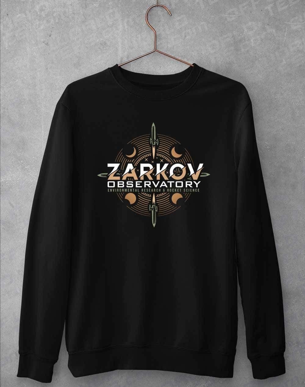 Zarkov Observatory Sweatshirt S / Jet Black  - Off World Tees
