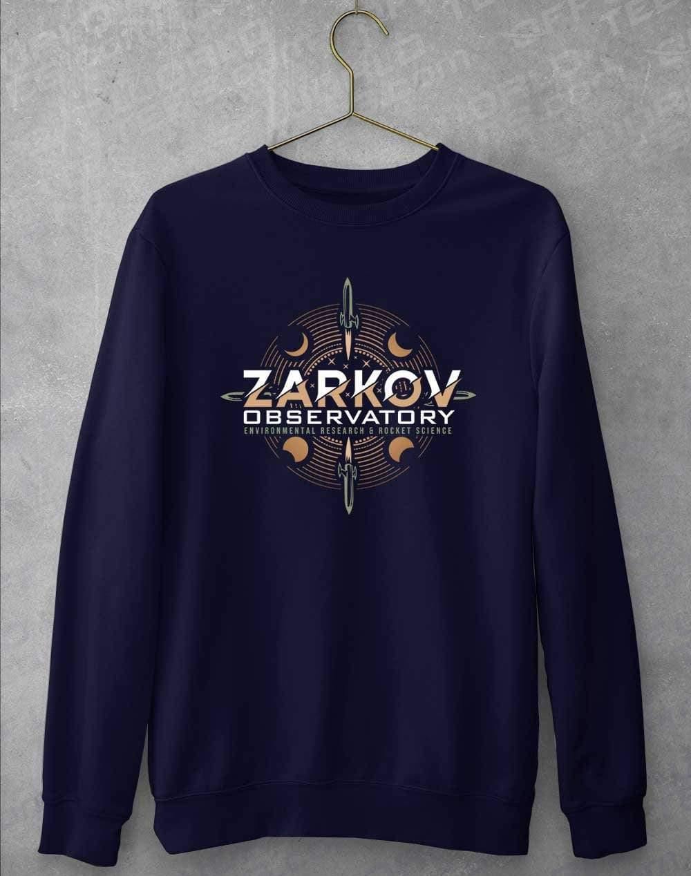 Zarkov Observatory Sweatshirt S / Oxford Navy  - Off World Tees
