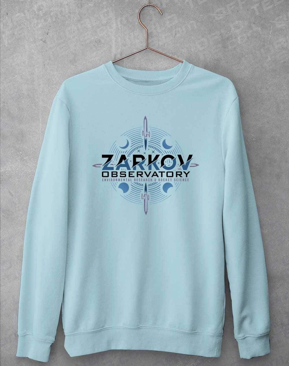 Zarkov Observatory Sweatshirt S / Sky Blue  - Off World Tees