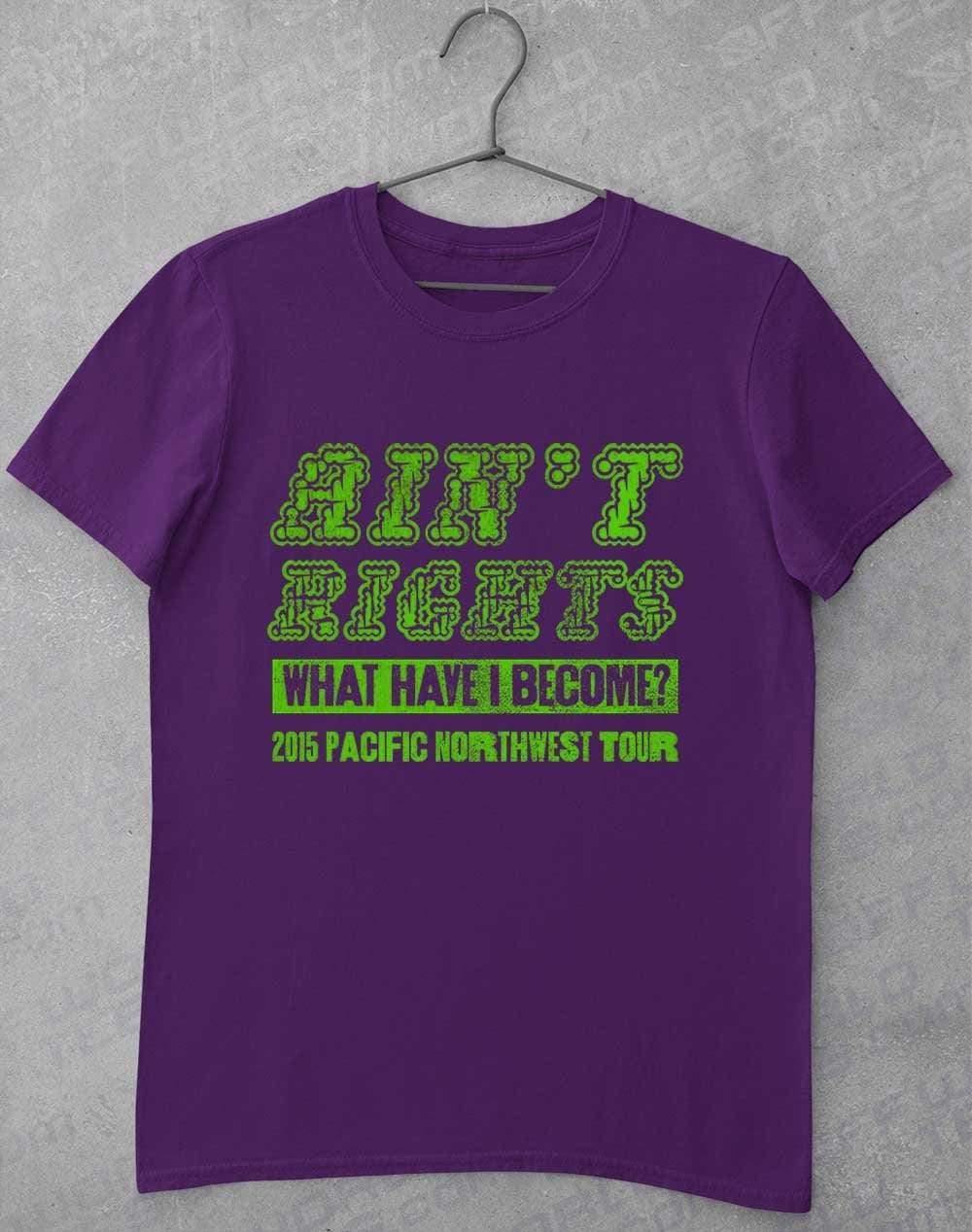 Ain't Rights 2015 Tour T-Shirt S / Purple  - Off World Tees