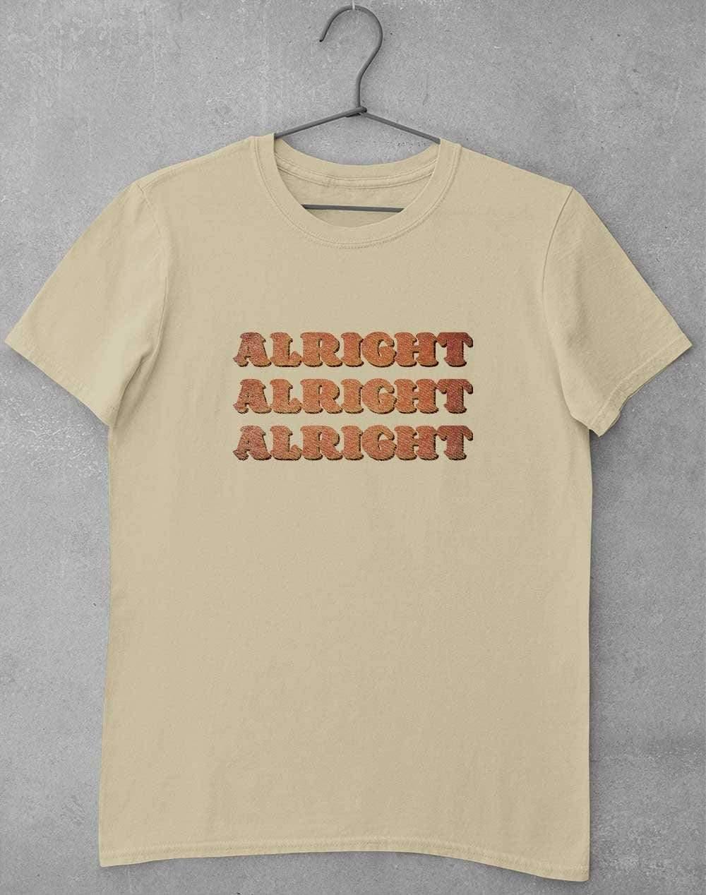 Alright Alright Alright T-Shirt S / Sand  - Off World Tees