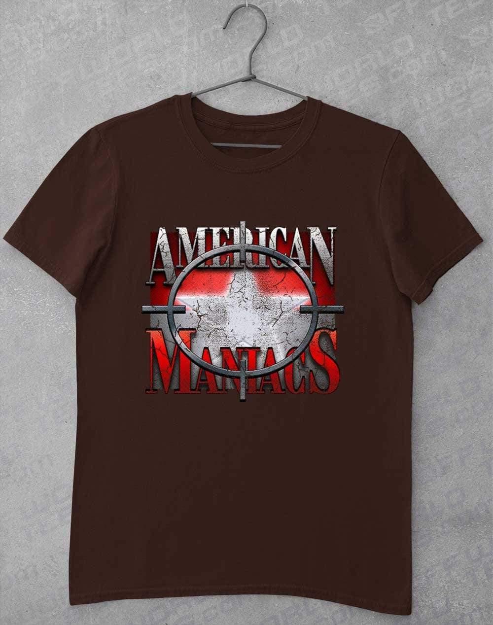 American Maniacs - T-Shirt S / Dark Chocolate  - Off World Tees