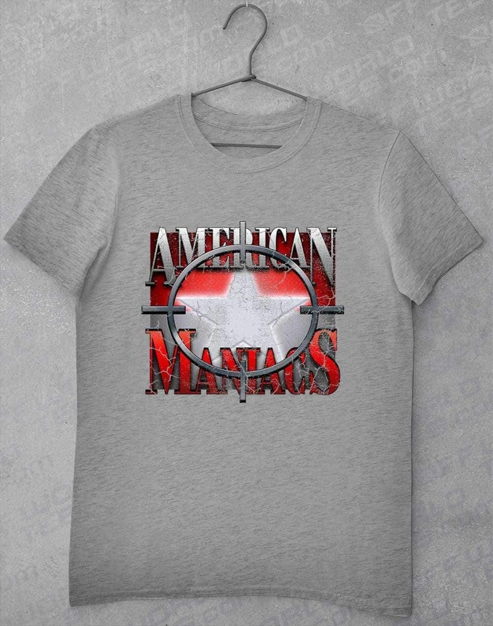 American Maniacs - T-Shirt S / Heather Grey  - Off World Tees