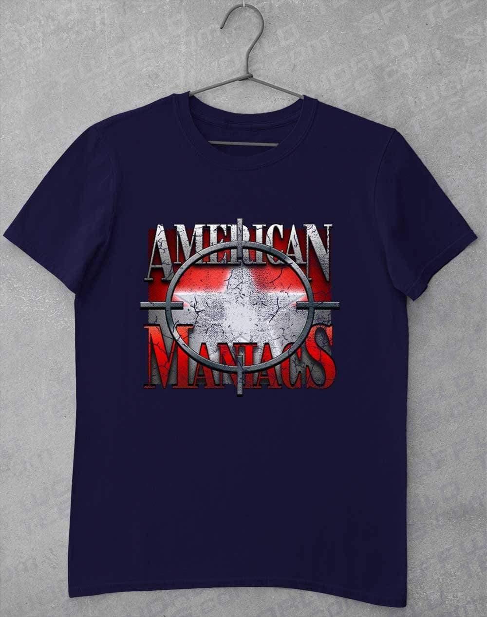 American Maniacs - T-Shirt S / Navy  - Off World Tees