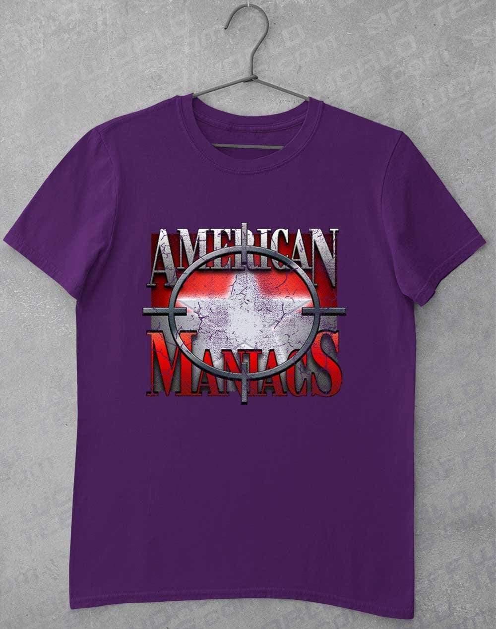 American Maniacs - T-Shirt S / Purple  - Off World Tees