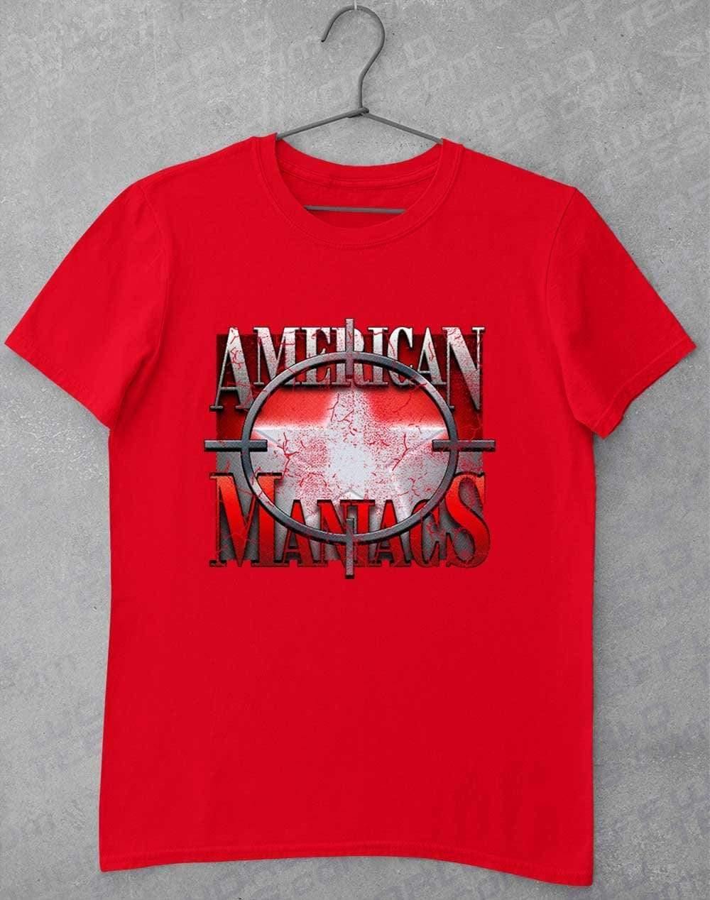 American Maniacs - T-Shirt S / Red  - Off World Tees