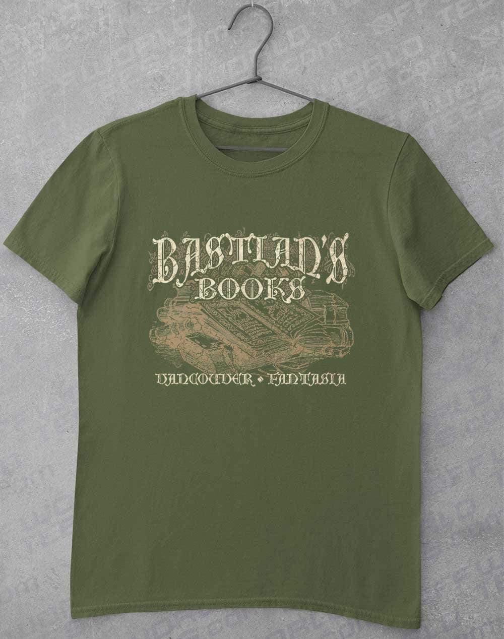 Bastian's Books T-Shirt S / Military Green  - Off World Tees