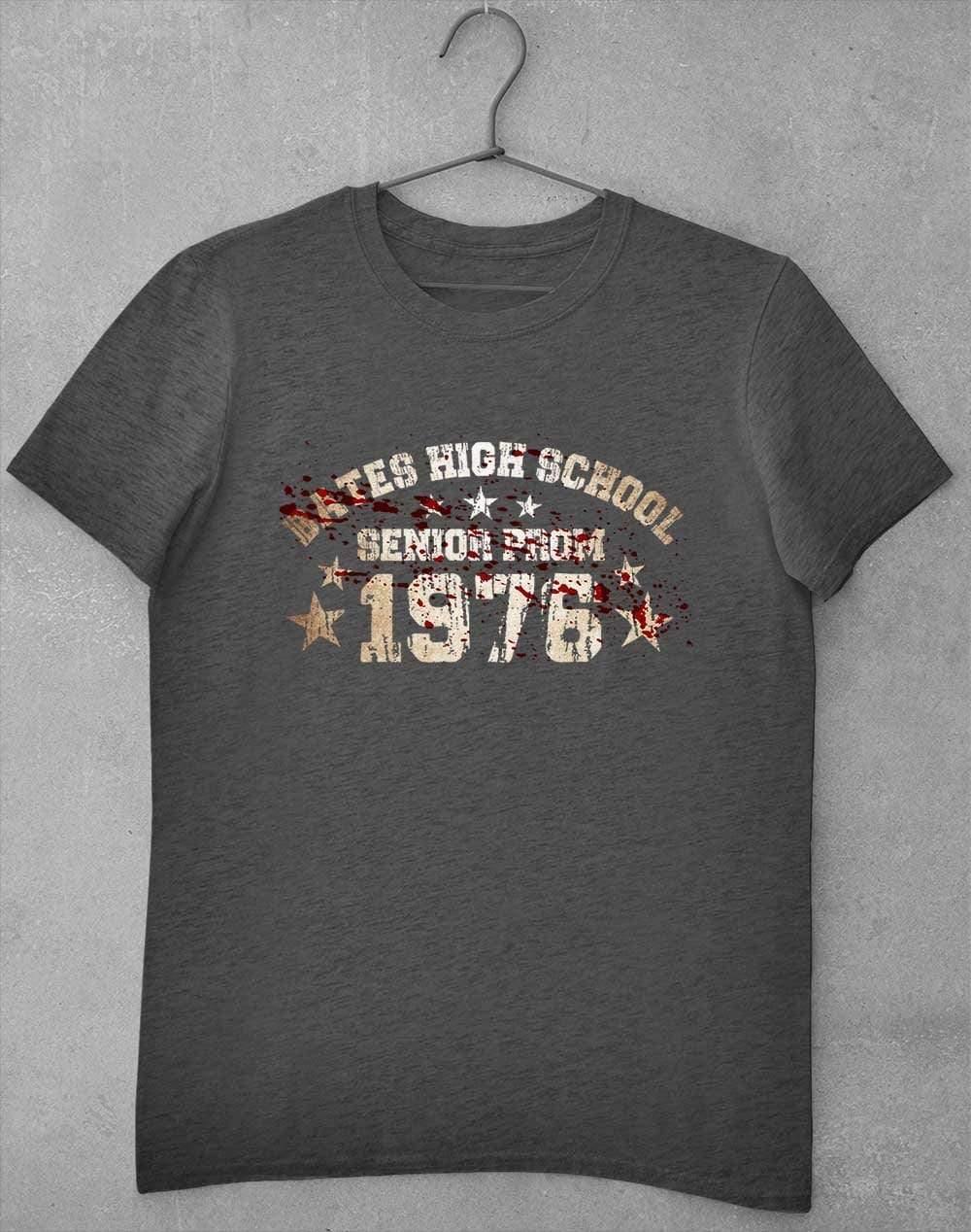 Bates High School Prom 1976 T-Shirt S / Dark Heather  - Off World Tees