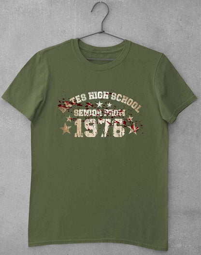 Bates High School Prom 1976 T-Shirt S / Military Green  - Off World Tees