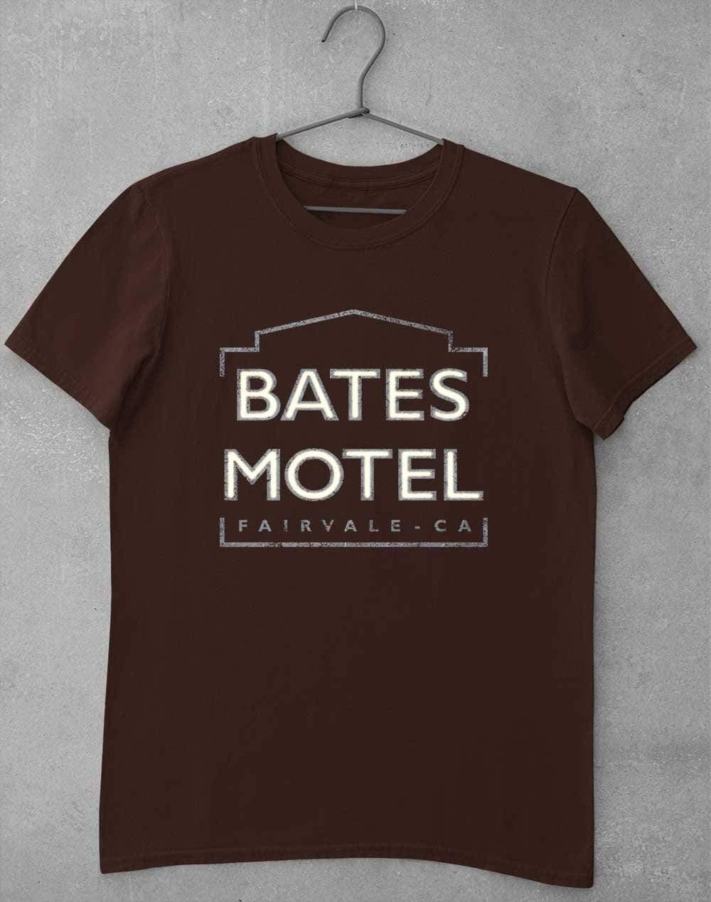 Bates Motel Sign T-Shirt S / Dark Chocolate  - Off World Tees