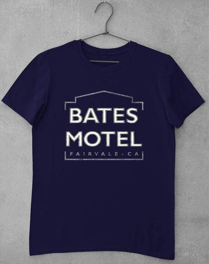 Bates Motel Sign T-Shirt S / Navy  - Off World Tees