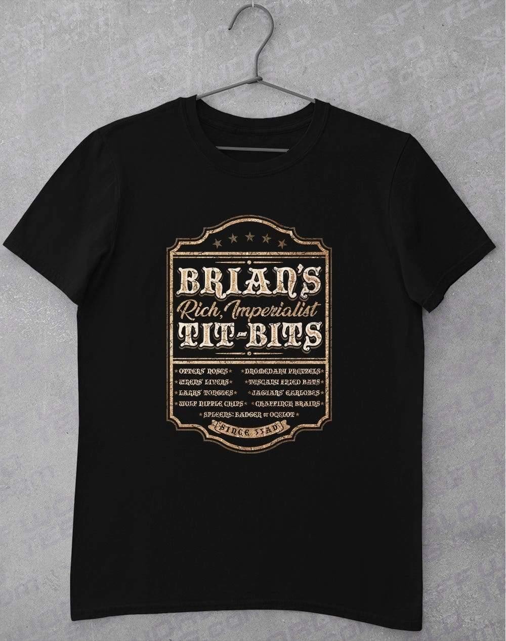 Brian's Tit-Bits T-Shirt S / Black  - Off World Tees