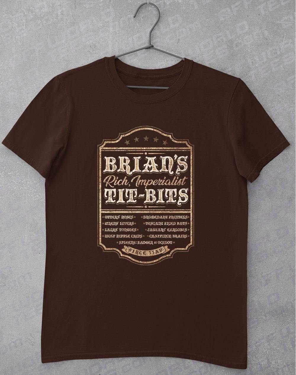 Brian's Tit-Bits T-Shirt S / Dark Chocolate  - Off World Tees