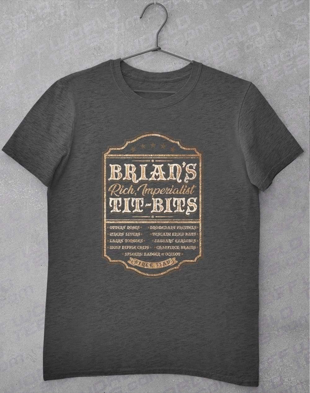 Brian's Tit-Bits T-Shirt S / Dark Heather  - Off World Tees
