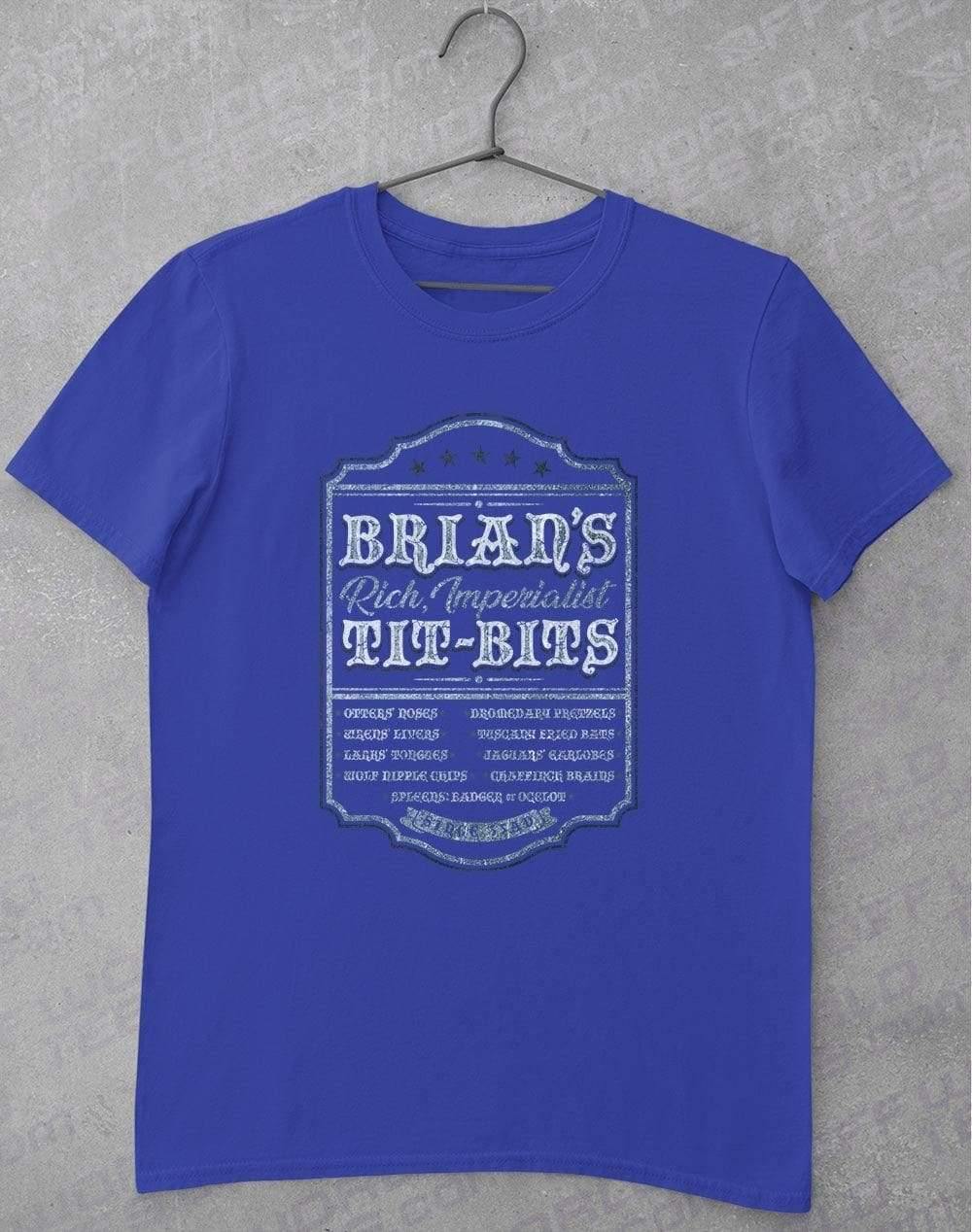 Brian's Tit-Bits T-Shirt S / Royal  - Off World Tees