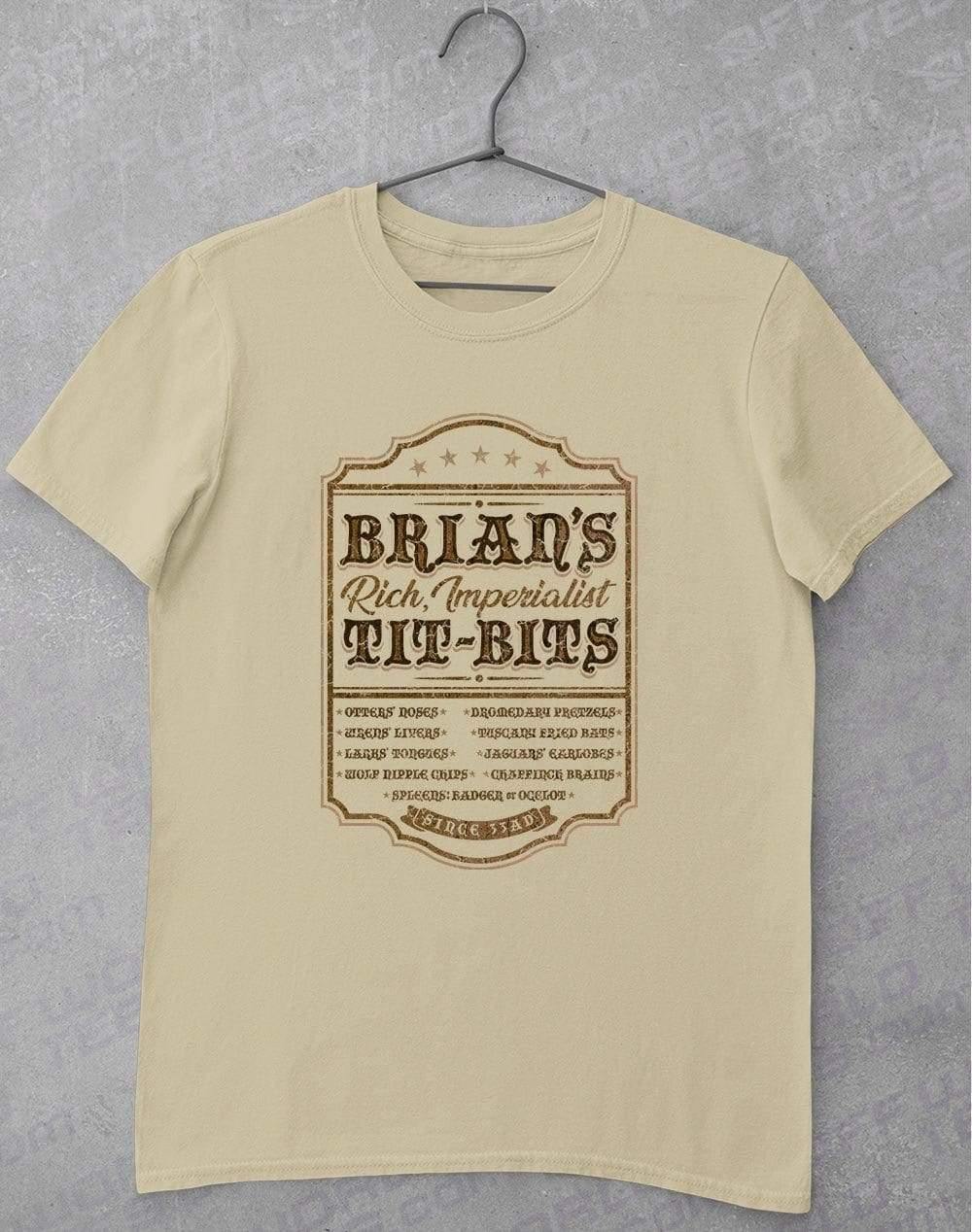 Brian's Tit-Bits T-Shirt S / Sand  - Off World Tees