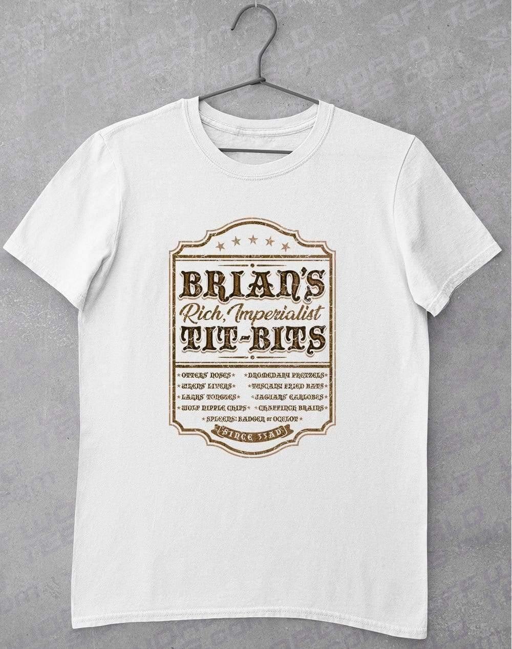 Brian's Tit-Bits T-Shirt S / White  - Off World Tees