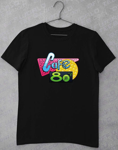 Cafe 80's T-Shirt S / Black  - Off World Tees