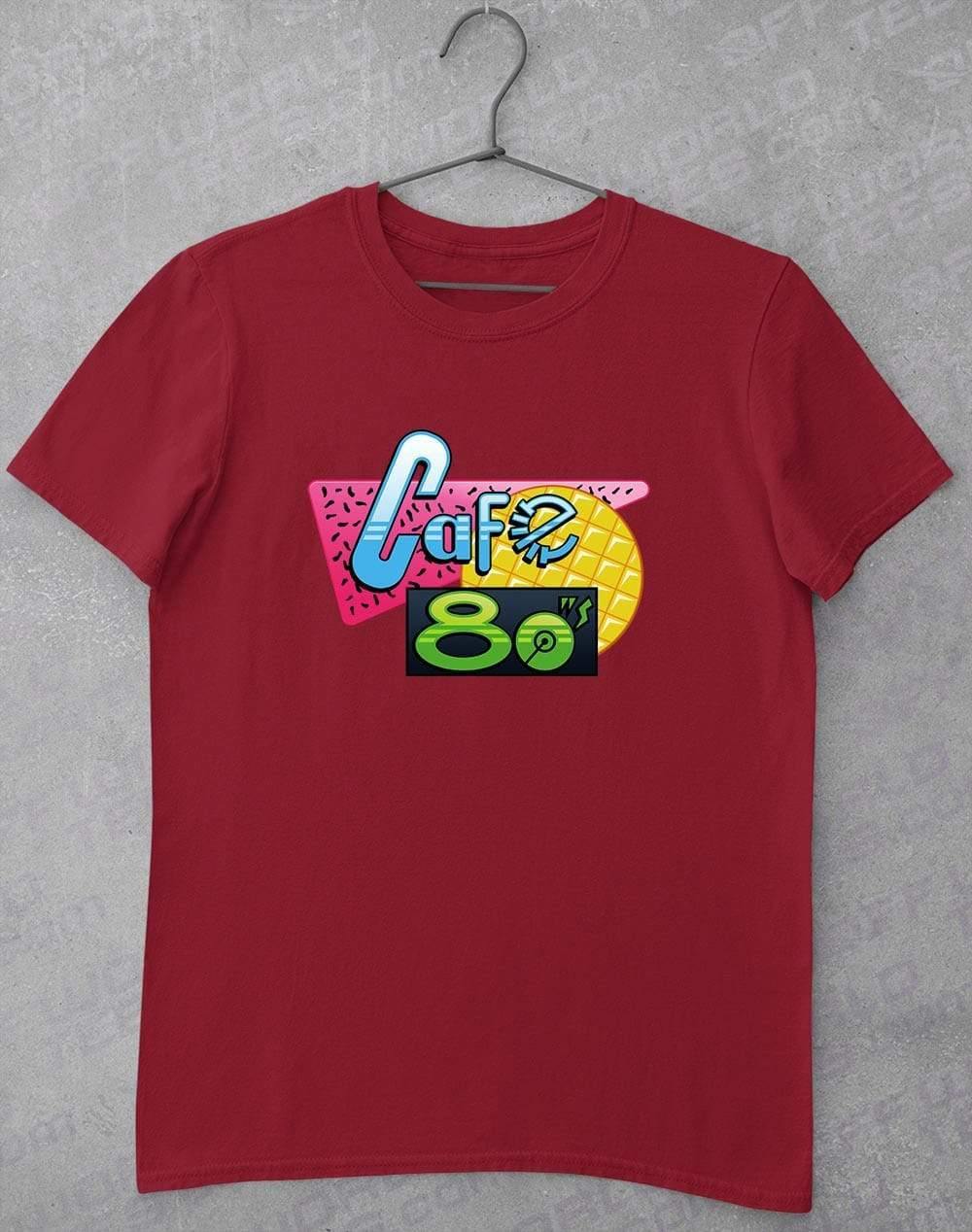 Cafe 80's T-Shirt S / Cardinal Red  - Off World Tees