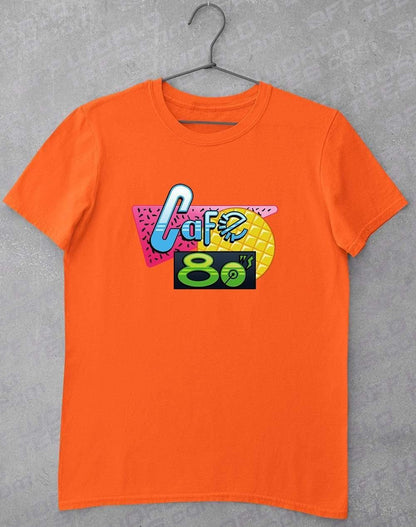 Cafe 80's T-Shirt S / Orange  - Off World Tees
