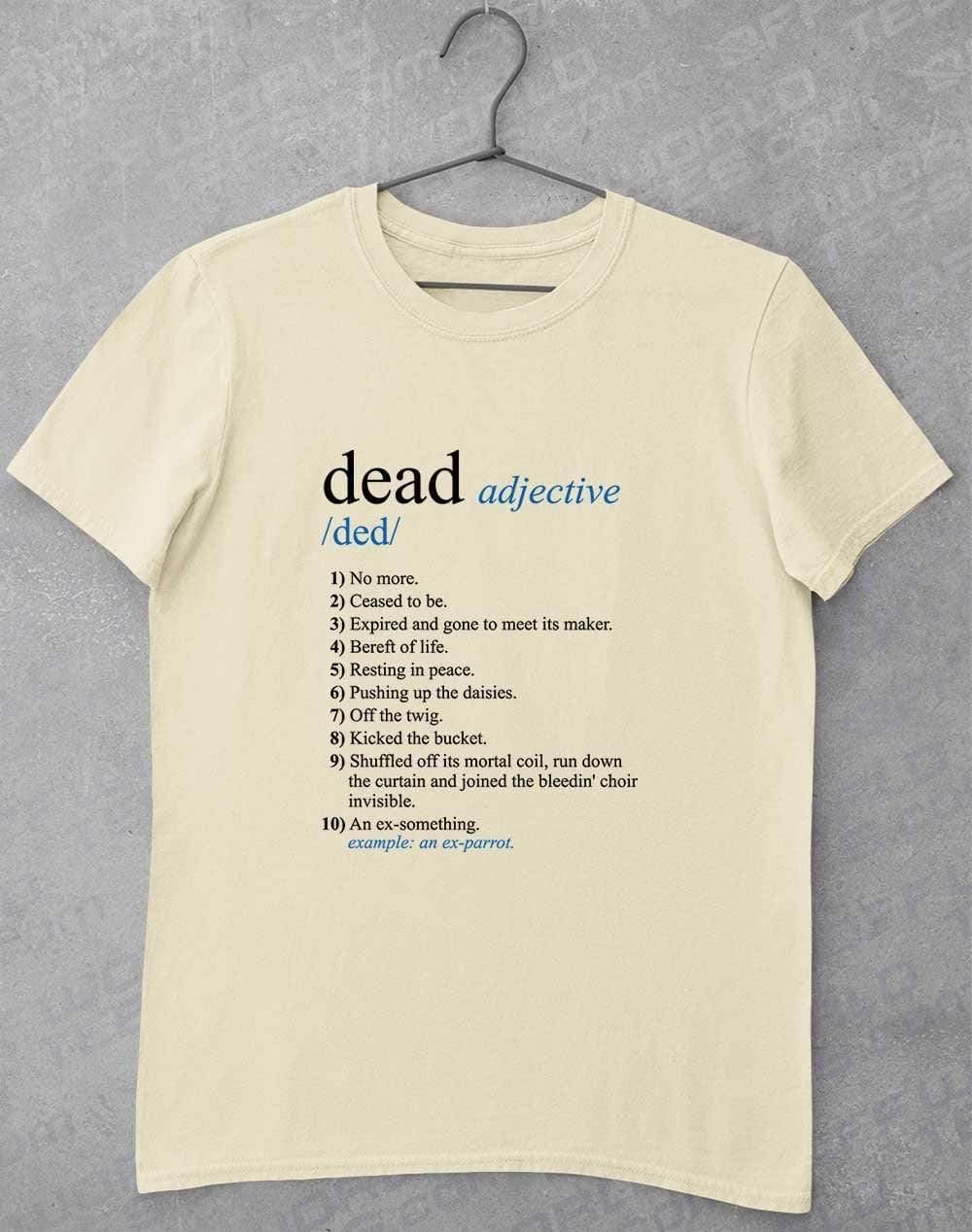 Dead Parrot Definition T-Shirt S / Natural  - Off World Tees