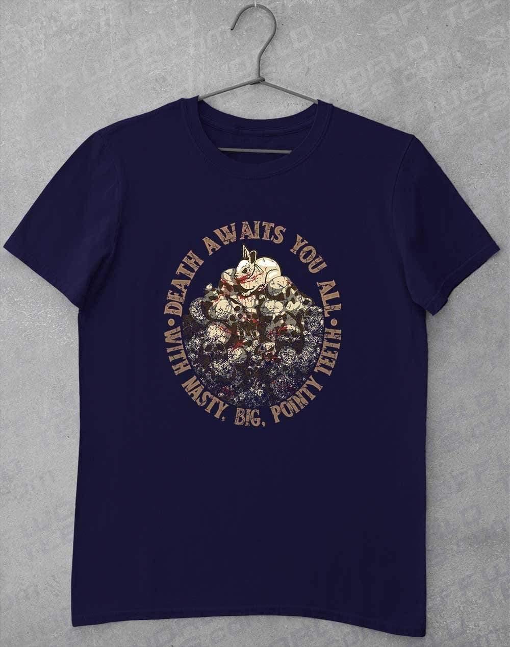 Death Awaits You T-Shirt S / Navy  - Off World Tees