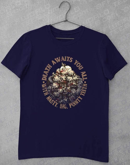Death Awaits You T-Shirt S / Navy  - Off World Tees