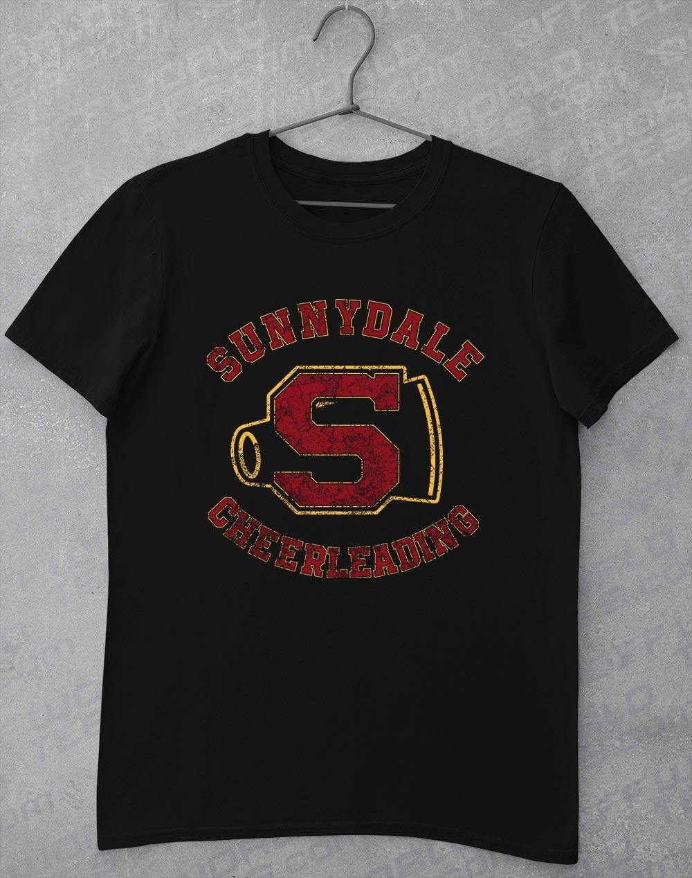 Distressed Sunnydale Cheerleading T-Shirt S / Black  - Off World Tees