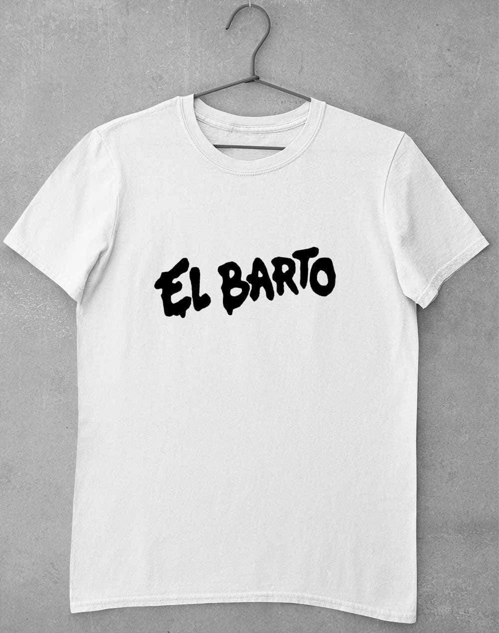 El Barto Tag T-Shirt S / White  - Off World Tees