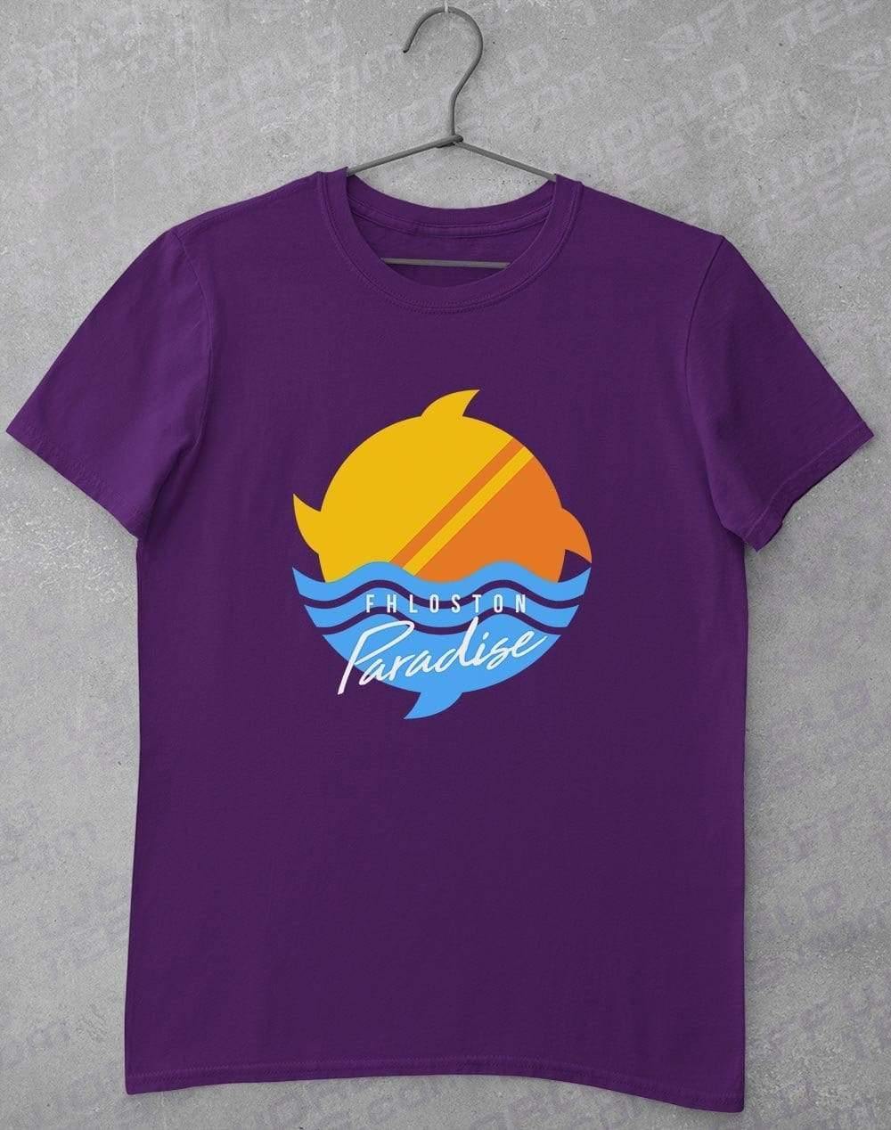 Fhloston Paradise Classic Logo T-Shirt S / Purple  - Off World Tees