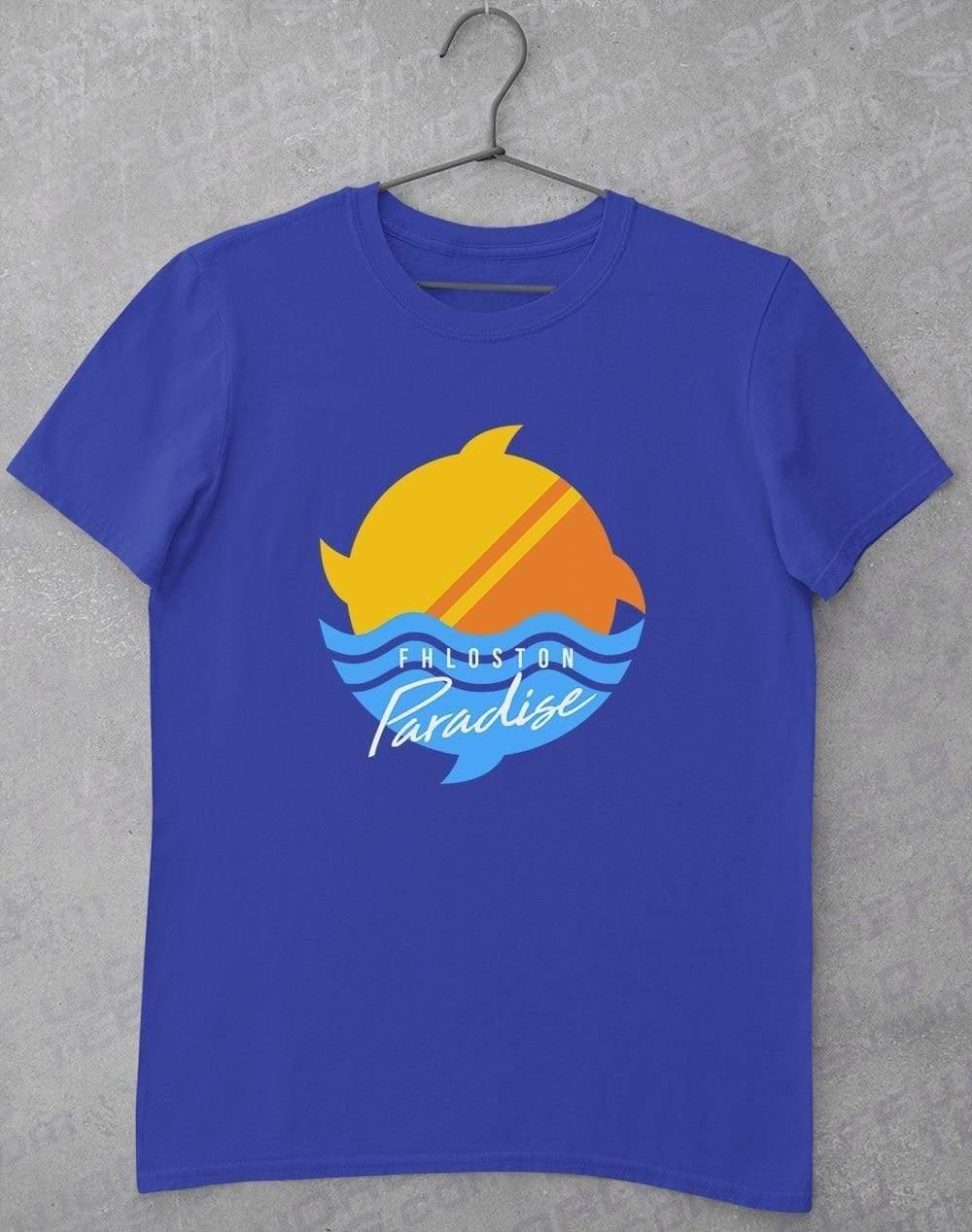 Fhloston Paradise Classic Logo T-Shirt S / Royal  - Off World Tees