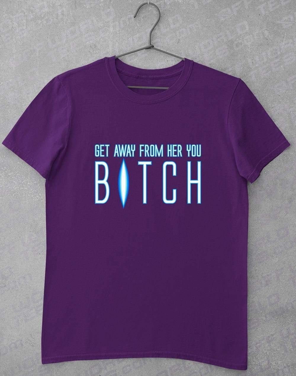 Get Away From Her T-Shirt S / Purple  - Off World Tees