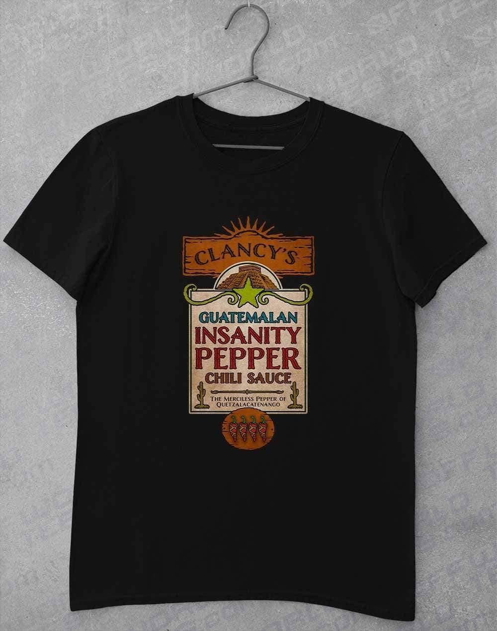 Guatemalan Insanity Pepper Chili Sauce T-Shirt S / Black  - Off World Tees