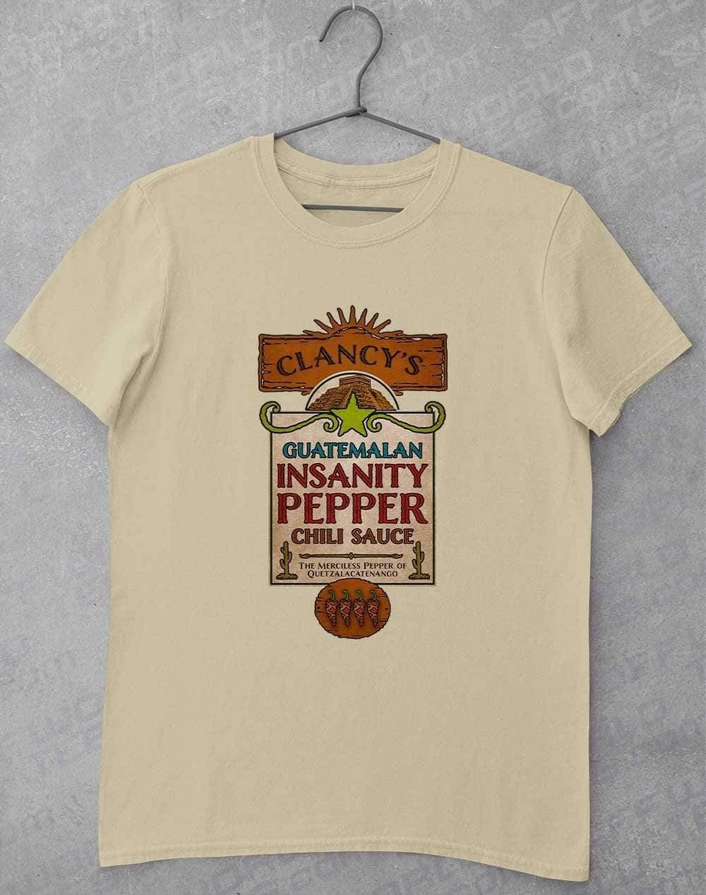 Guatemalan Insanity Pepper Chili Sauce T-Shirt S / Sand  - Off World Tees